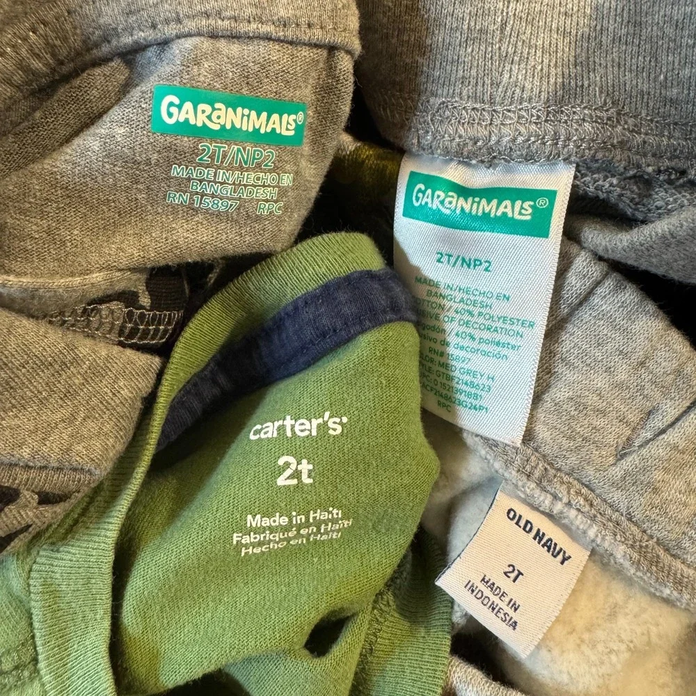 Toddler Baby Boy 2T Sweat Suits Clothes Lot Pants Hoodie Shirts Outfits Dinosaur
